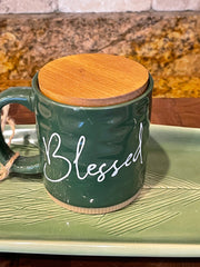 Inspirational Candle Mug - “Blessed”